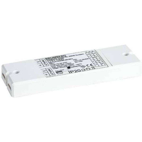 Brumberg 17511000 napájací zdroj pre LED 240 W 12 - 24 V stmievateľný; 17511000