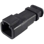 TE Connectivity zástrčkový konektor na kábel DTP Počet pólov 2 DTP04-2P-EE01 1 ks; DTP04-2P-EE01