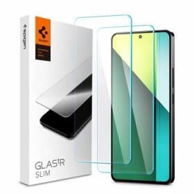 Spigen Glass tR Slim 2 Pack ochranné sklo pre Xiaomi Redmi Note 13 Pro 5G / 2ks (AGL08293)