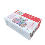 Mamido Cleverclixx Pastel Magnetická stavebnica Geo Pack 45 ks