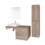 Mereo Zrkadlo 60x80 cm s LED osvetlením a odhmlievaním CN154