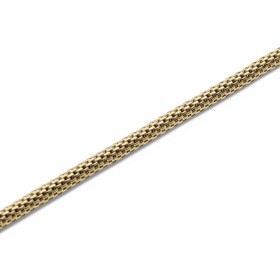Daniel Wellington Pozlátená unisex retiazka Tide Mesh DW00401099