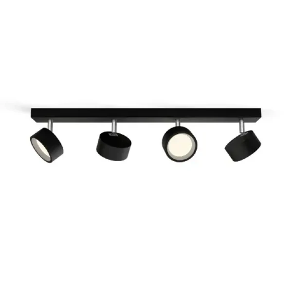 Philips Bracia 22W čierna / bodové svietidlo / LED / 2200lm / 2700K / 60cm / IP20 (8720169174887)