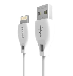 Dudao Dátový kábel L4L / USB / Lightning 2.4 A / 1m / biela (55621)