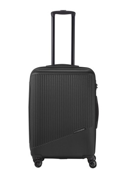 Stredný škrupinový kufor na kolieskach Travelite Bali M Black