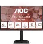 AOC AOC E4 Q27E4CV monitor komputerowy 68,6 cm (27") 2560 x 1440 px Quad HD LED Čierny