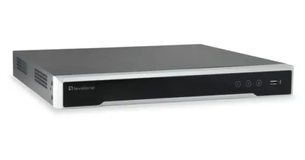 LevelOne NVR-0508 / NVR rekordér / pre 8 kamier / až 8 Mpx / 2x HDD / 8x PoE / HDMI/VGA (NVR-0508)