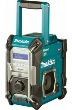 Makita MR004GZ / Aku stavebné rádio / FM / DAB+ / 3.5mm jack / BT 5.0 / IP65 / napájací adaptér / bez aku (MR004GZ)