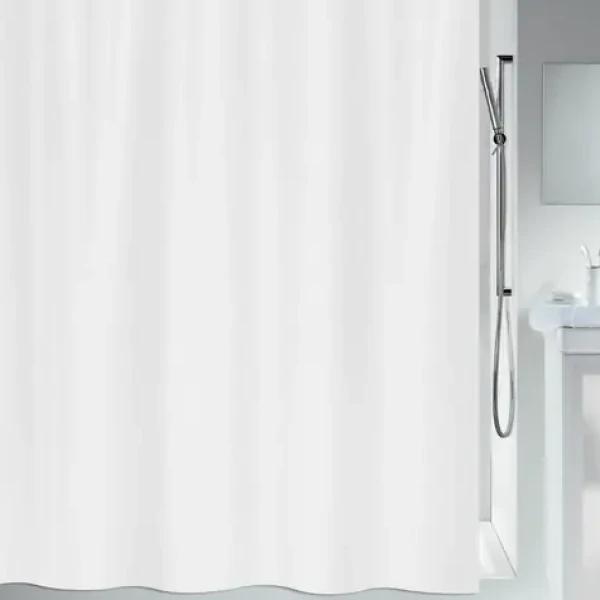 Spirella Primo-Bioactive sprchový záves 180 x 200 cm biely/polyester (7610583170651)