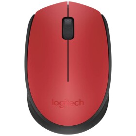 Logitech Wireless M171 červená / bezdrôtová optická myš / 2 tlačidlá / 1000dpi (910-004641)