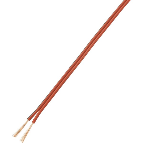 TRU COMPONENTS 1571458 opletenie / lanko LiY-Z 2 x 0.14 mm² červená, čierna 20 m; 1571458