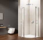 GELCO - LORO štvrťkruhová sprchová zástena 900x900, číre sklo, pravá GN5590