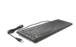 DeLock klávesnica XXL čierna / Klávesnica / Drôtová / Mechanická / RGB / Numpad / QWERTZ (12170)