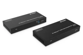 Digitus HDBaseT HDMI KVM extender set / Predlžovač signálu / 4K 60Hz / USB 1.1 / 150 m / CAT6-8 (DS-55522)