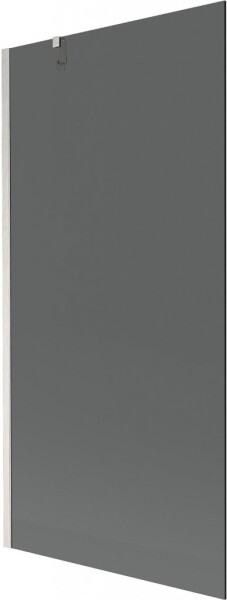 MEXEN/S - Next vaňová zástena FIX 90 x 150, grafit, nikel kartáčovaná 895-090-000-00-40-97