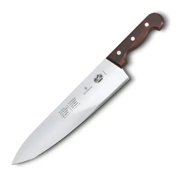 VICTORINOX Porážací nôž Wood 33 cm / Nôž / hladká čepeľ / pakkadrevo rukoväť / nerezová oceľ (5.3900.33)