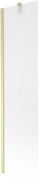 MEXEN/S - Next vaňová zástena FIX 50 x 150, dekor, zlatá kartáčovaná 895-050-000-00-30-55