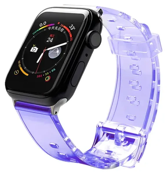 Hurtel Silicone Strap 38/40 mm fialová / Remienok pre Apple Watch / Silikónový