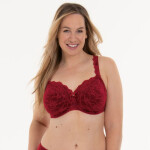 Podprsenka Bobette s kosticami, Full Cup 5289, rubínová – RosaFaia 528 rubín 95G