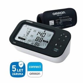 Omron M7 Intelii IT Afib + ZDROJ / Digitálny tonometer na paži / 3. riadkový displej / pamäť pre dvoch užívateľov (8595145035236)