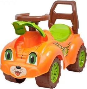 Teddies auto oranžovo-zelené