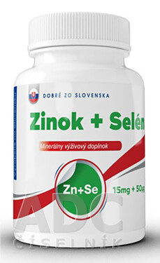 DOBRE ZO SLOVENSKA Zinok 15 mg + Selén 50 µg 30+10 tabliet zadarmo