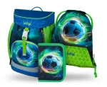 BAAGL SET 3 - Školský set Airy Futbal Lopta: batoh / peračník / sáčok (A-34253)