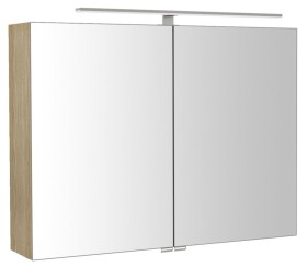 SAPHO - RIWA galérka s LED osvetlením, 81x70x17cm, brest Bardini RIW080-0013