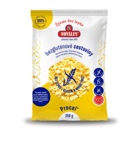 NOVALIM Bezlepkové cestoviny mušle 250 g