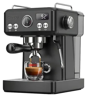 HiBREW H10A čierna / Pákový kávovar / regulácia teploty / 19 bar / 58 mm portafilter / 1,8 l (H10A-black)