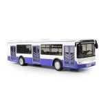 Rappa 190665 Autobus ktorý hlási zastávky česky 28 cm modrá