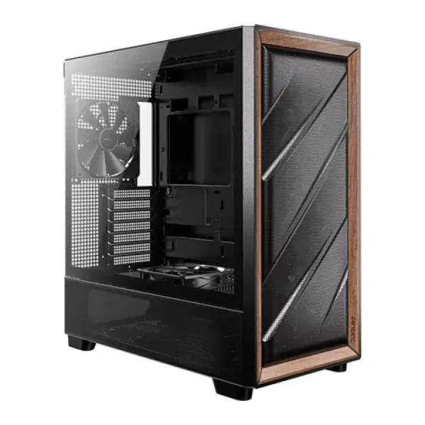 Antec Flux čierna / E-ATX / 2x USB-A / 1x USB-C / 4X 120mm / 1x 140mm / bez zdroja / priehľadná biočnica (0-761345-10133-2)