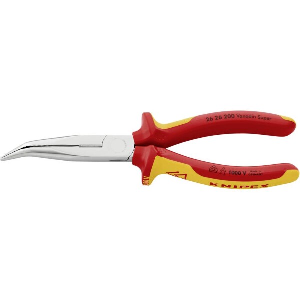 Knipex 26 26 200 SB ploché ihlové kliešte 200 mm; 26 26 200 SB