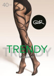 Pančuchy Gatta Modern wz.10 40 den 2-4 nero 3-M