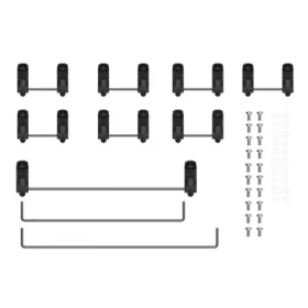 GMK QMX Stabilizátory čierna / mechanické / MX-style / pre 100% Full Size klávesnica (FPRO0419.01)