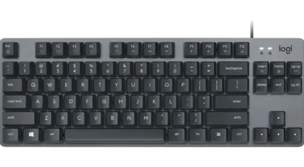 Logitech K835 šedá / Herná klávesnica / TKL / GX Blue / DE Layout / USB (920-010008)