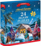 EUROGRAPHICS Puzzle Adventný kalendár: Narodenie Ježiška