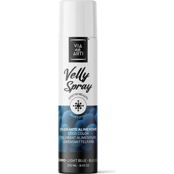 Sprej s sametovým efektom 250 ml svetlo modrá - Solchim Food - Solchim Food