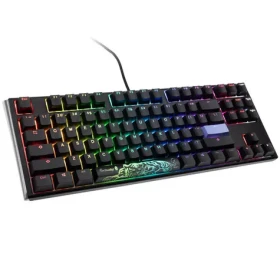 Ducky One 3 Classic TKL Cherry MX-Speed-Silver čierna / herná klávesnica / mechanická / drôtová USB-C / US (DKON2187ST-PUSPDCLAWSC1)
