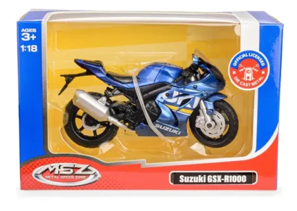 Daffi Motocykel MSZ Suzuki GSX-R1000 modrá