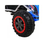 Mamido Detská šliapací motokára Monster Strong modrá