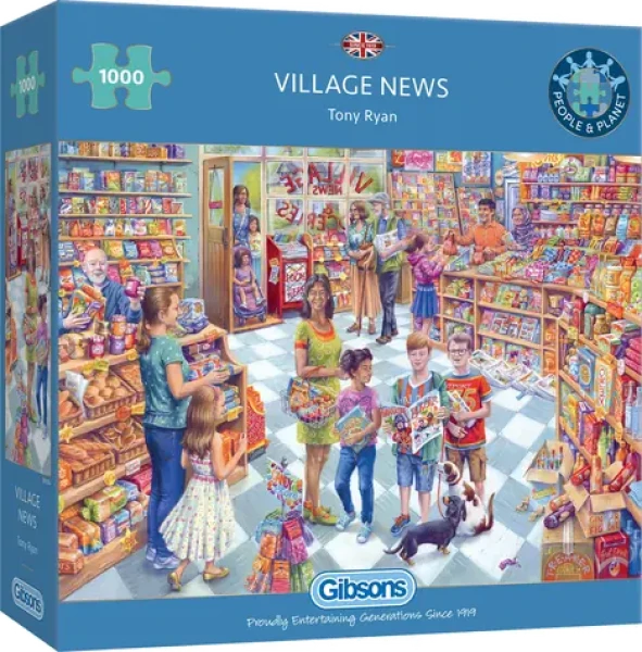 GIBSONS Puzzle Správy z dediny
