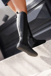 Shapen Harper Black Leather barefoot čižmy 37 EUR