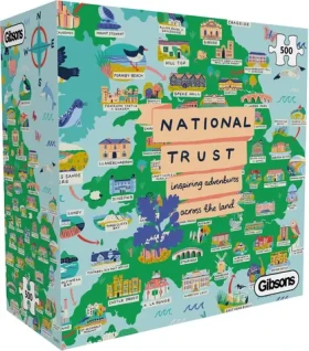 GIBSONS Puzzle National Trust: Po celej krajine