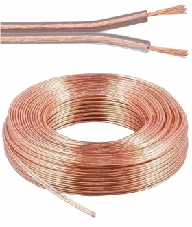 PremiumCord kábel na prepojenie reprosústav 25 m / Repro kábel / OFC 99,9% meď / 2x1,5 mm2 (kjpr-01-25)