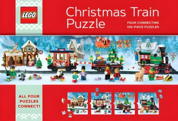 Chronicle books Puzzle Lego Vianočný vlak