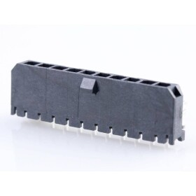 Molex vstavaná pinová lišta (štandardná) Počet pólov 10 Raster (rozteč): 3.00 mm 436501010 1 ks Tape on Full reel; 436501010