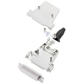 Encitech DTSL25-SJSRG-T-DBS-W-K 6355-8086-13 sada D-SUB zásuvková lišta 180 ° Pólov: 25 spájkovaný 1 ks; 6355-8086-13