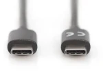 Digitus čierna / USB-C kábel / USB-C - USB-C (M/M) / 3 m / 3 A / USB 2.0 (AK-300138-030-S)