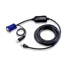 ATEN KVM adaptér [1x USB 1.1 zástrčka A, VGA zástrčka - 1x RJ45 zásvuka] 4.50 m čierna; KA7970-AX